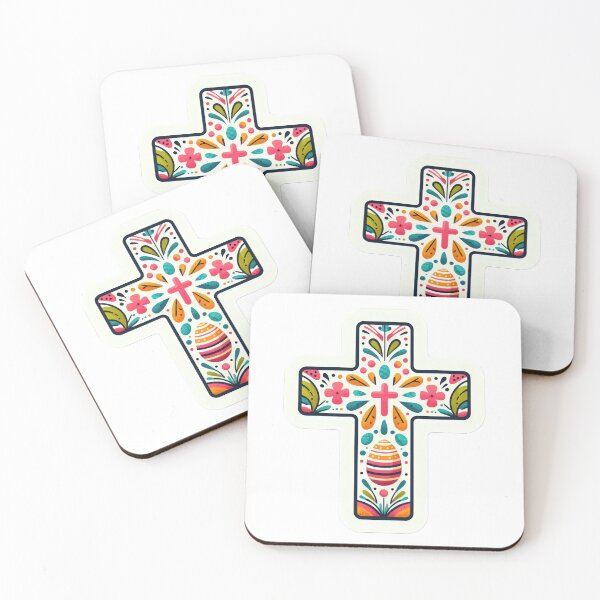Item preview, Easter cross Easter cute sticker designed and sold by Expressions-Sel.