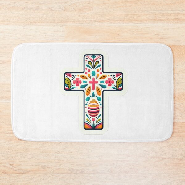 Item preview, Easter cross Easter cute sticker designed and sold by Expressions-Sel.