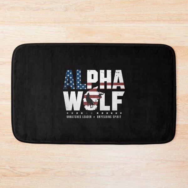 Item preview, Alpha Wolf Patriotic Tee - Lead with American Spirit designed and sold by HOMEDESIGNPRINT.