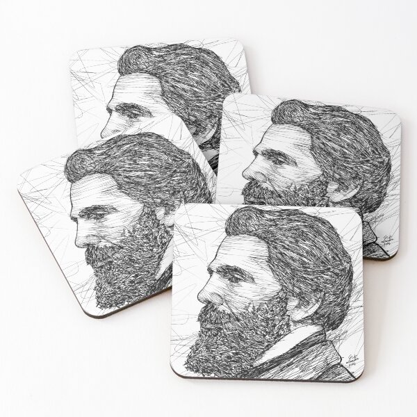 Item preview, HERMAN MELVILLE ink portrait .1 designed and sold by lautir.