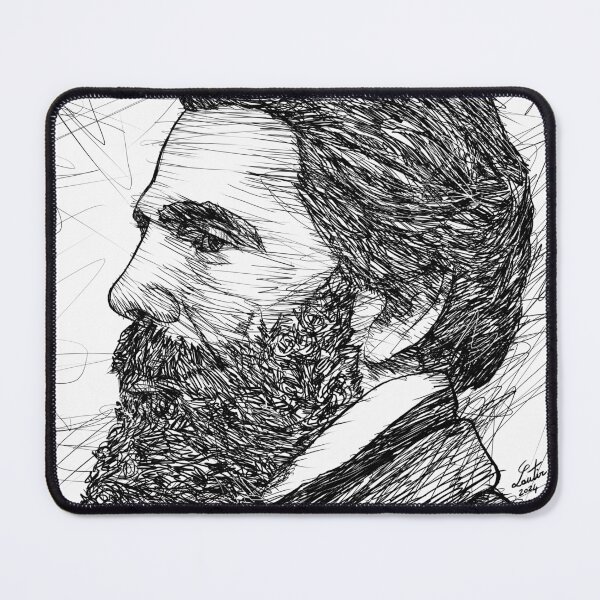 Item preview, HERMAN MELVILLE ink portrait .1 designed and sold by lautir.