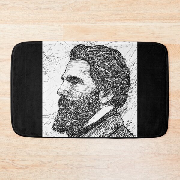 Item preview, HERMAN MELVILLE ink portrait .1 designed and sold by lautir.
