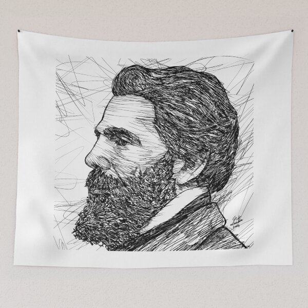 Item preview, HERMAN MELVILLE ink portrait .1 designed and sold by lautir.