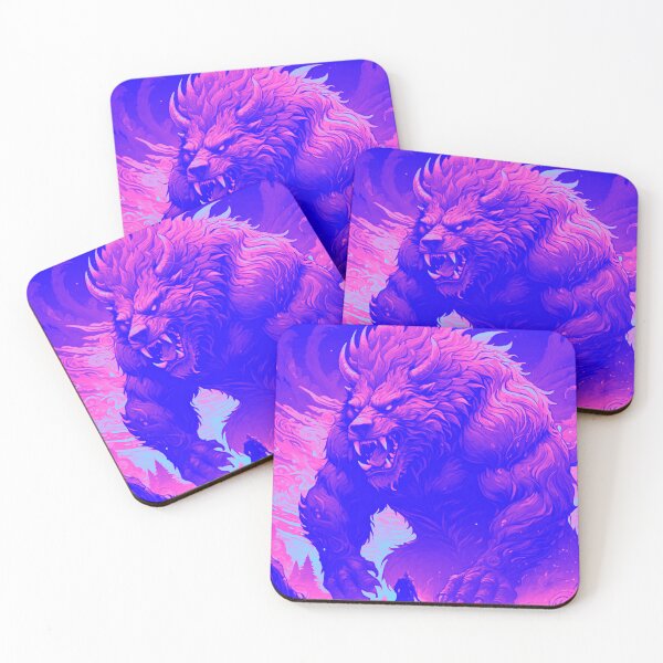 Item preview, Clash of Cosmic Titans: The Blue-Purple Beast Battle designed and sold by GrizzlyCollective.