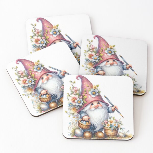 Item preview, dwarf Easter cute sticker designed and sold by Expressions-Sel.