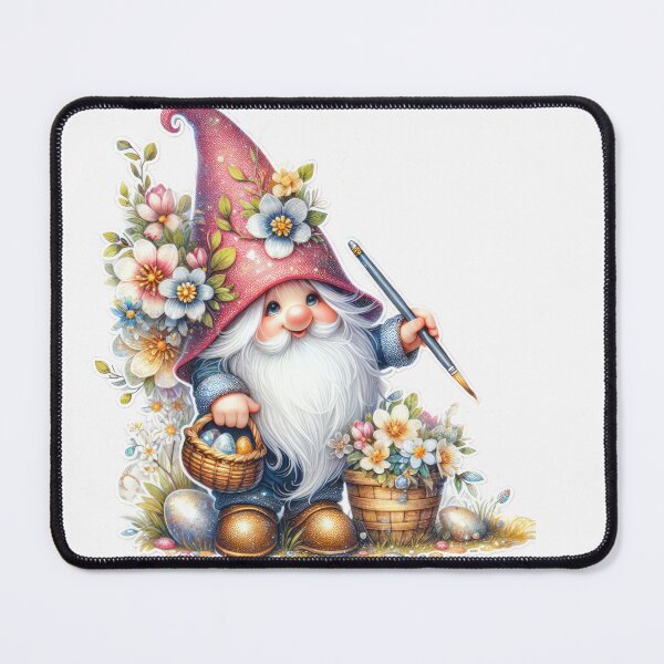 Item preview, dwarf Easter cute sticker designed and sold by Expressions-Sel.
