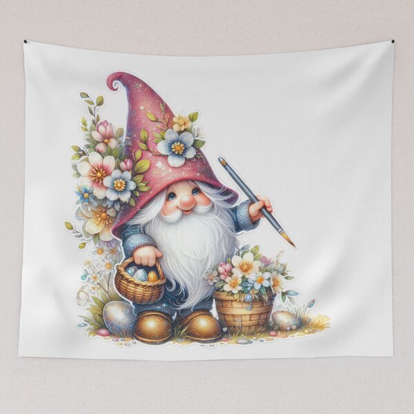 Item preview, dwarf Easter cute sticker designed and sold by Expressions-Sel.