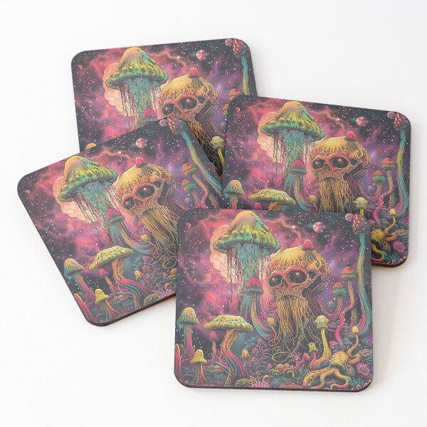 Item preview, Psychedelic Skull Amidst Alien Flora designed and sold by palmyst.