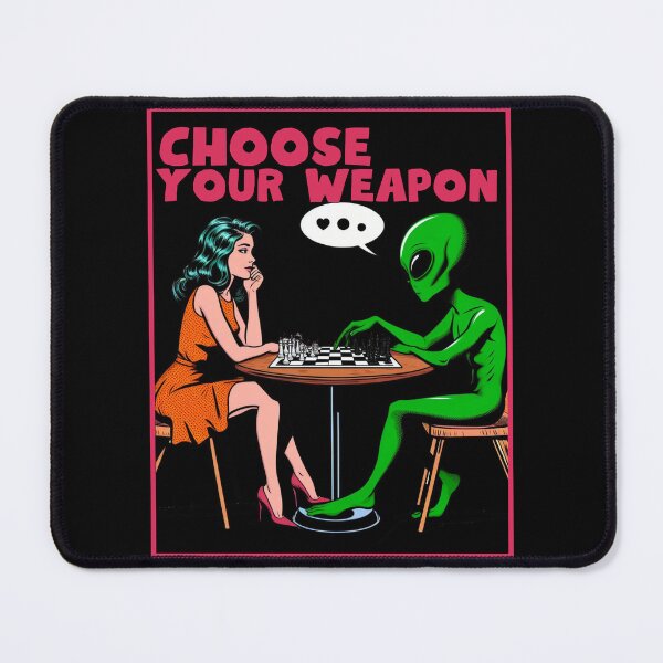 Item preview, Playing chess with an alien designed and sold by coloursforkids.