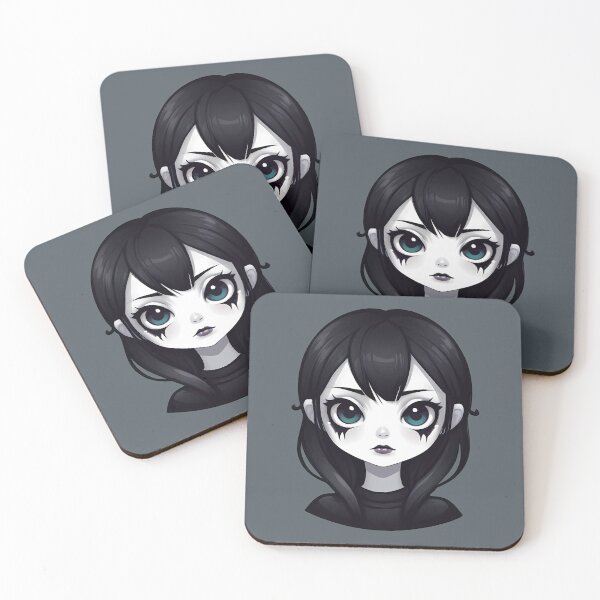 Item preview, Cute Pale Goth Emo Girl designed and sold by MadnessEnvelope.