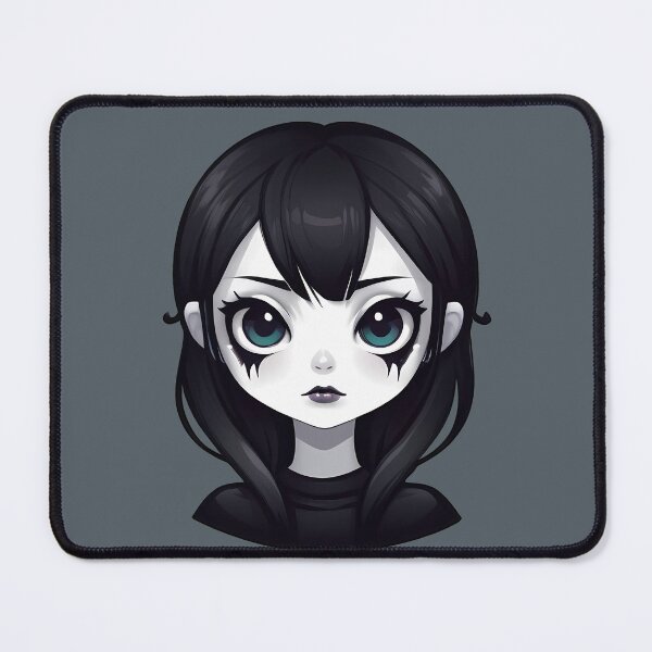 Item preview, Cute Pale Goth Emo Girl designed and sold by MadnessEnvelope.