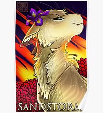 Sandstorm Portrait Poster