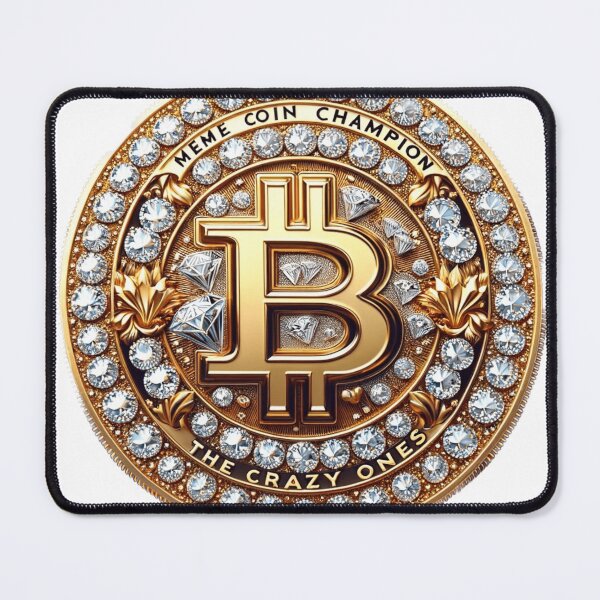 Item preview, The Crazy Ones Meme Coin Champion  designed and sold by Emoji Emblems.