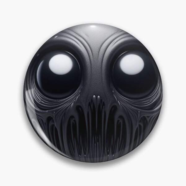 Item preview, 3D Emoji: Black Creepy Monster 3 designed and sold by DrNic0.