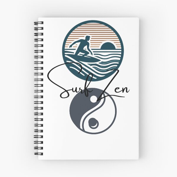 Item preview, Surf Zen- Minimalistic Retro Art Surfing Design designed and sold by Wolvescreate.