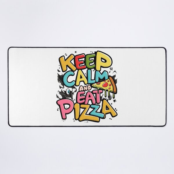 Item preview, KEEP CALM AND EAT PIZZA designed and sold by PGAart.