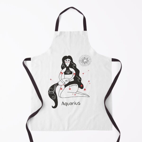 Item preview, B. positivity Zodiac Female Aquarius designed and sold by MonochromeEcho.
