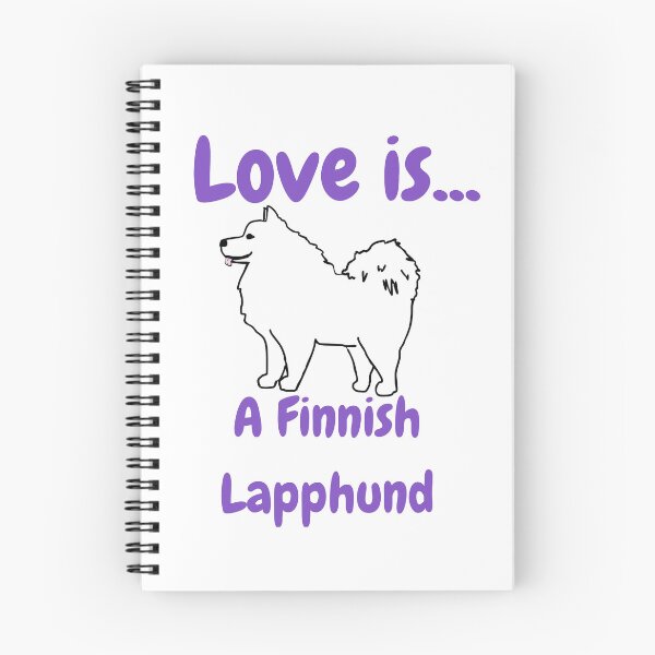 Item preview, LOVE A FINNISH LAPPHUND designed and sold by FLCNSW.