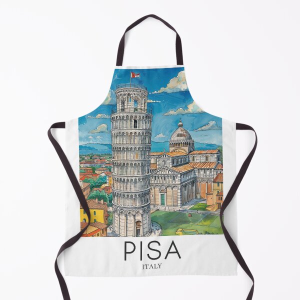 Item preview, A Pop Art Travel Print of Pisa - Italy designed and sold by StudioRedKoala.