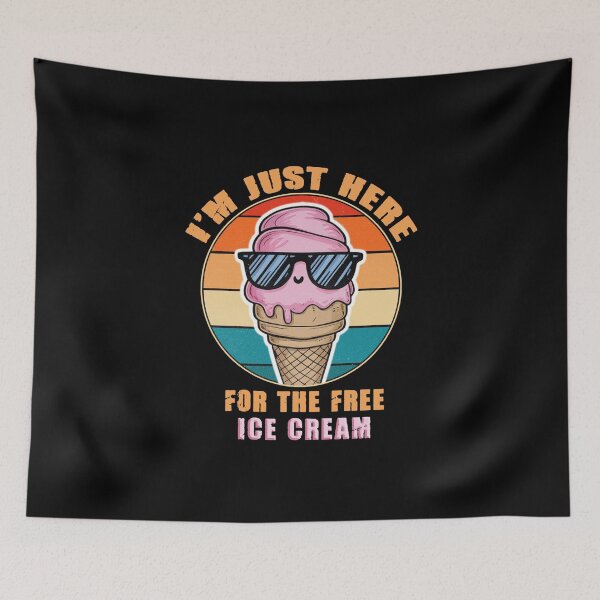 Item preview, I'm Just Here for the Free Ice Cream  Funny Cruise 2024 designed and sold by STREET  STORE.