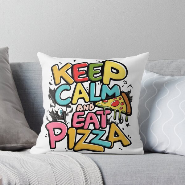 Item preview, KEEP CALM AND EAT PIZZA designed and sold by PGAart.