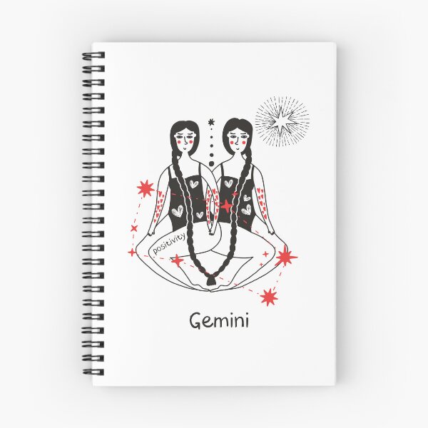 Item preview,  B. positivity Zodiac Female Gemini designed and sold by MonochromeEcho.
