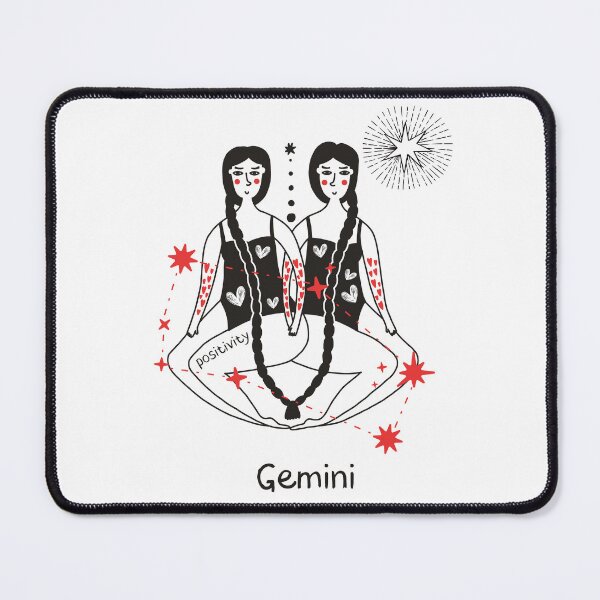 Item preview, B. positivity Zodiac Female Gemini designed and sold by MonochromeEcho.