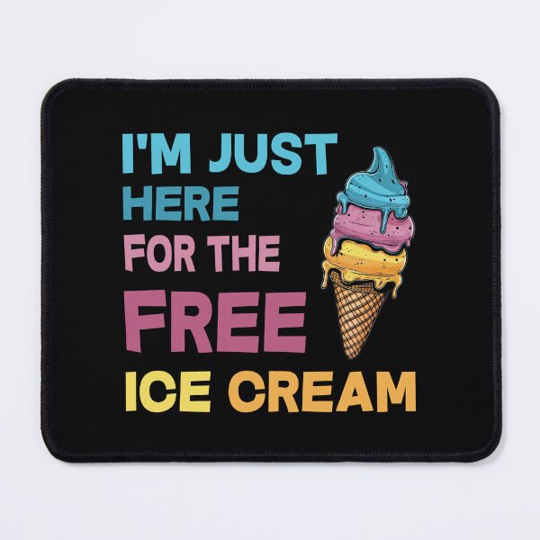 Item preview, I'm Just Here for the Free Ice Cream  Funny Cruise 2024 designed and sold by STREET  STORE.