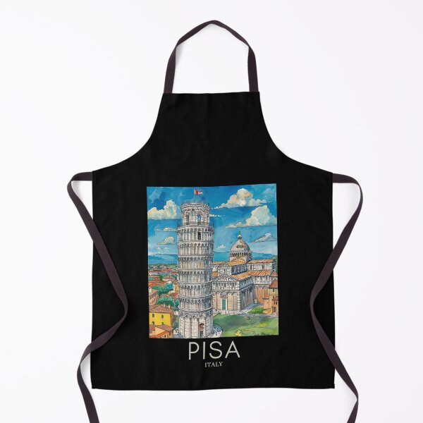 Item preview, A Pop Art Travel Print of Pisa - Italy designed and sold by StudioRedKoala.