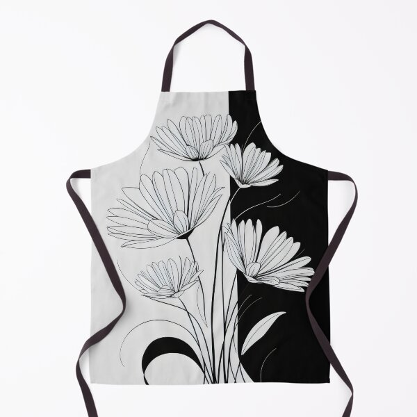 Item preview, Minimalistic Elegant Black And White Flower Artwork, Delicate Illustration, BW Botanical Design designed and sold by WatermelonPink.