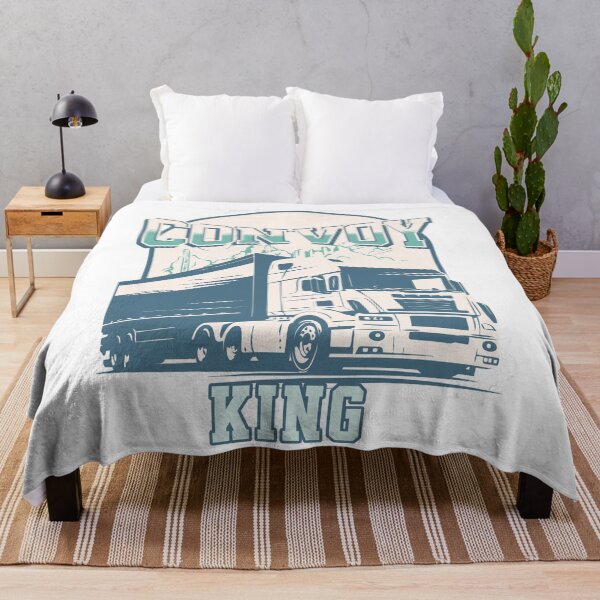 Item preview, Convoy King Trucker Birthday designed and sold by DomTeesHaven.