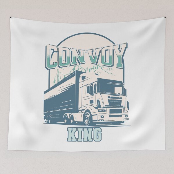 Item preview, Convoy King Trucker Birthday designed and sold by DomTeesHaven.