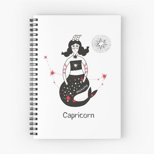Item preview, B. positivity Zodiac Capricorn designed and sold by MonochromeEcho.