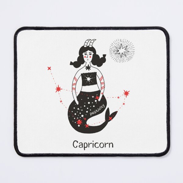 Item preview, B. positivity Zodiac Capricorn designed and sold by MonochromeEcho.
