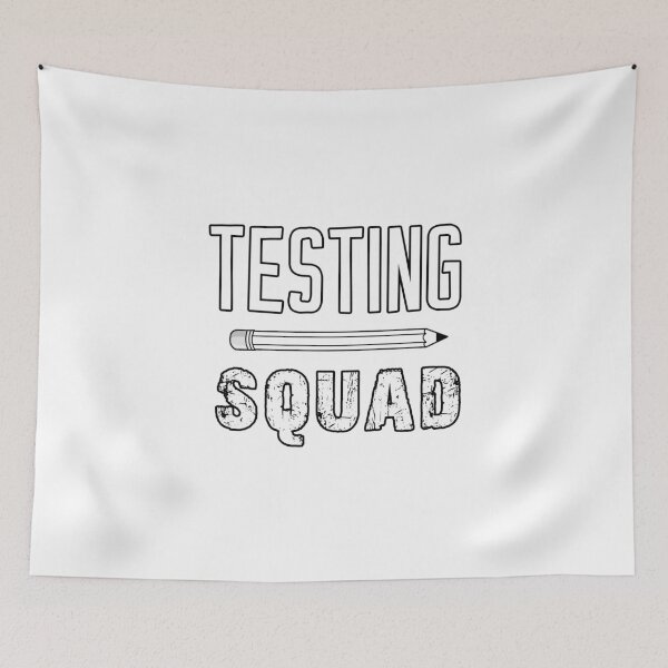 Item preview, testing squad Funny Teacher Test Day Motivational Teacher designed and sold by STREET  STORE.