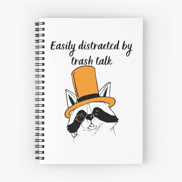 Item preview, Easily Distracted by Trash Talk Racoon - Gentleman Racoon designed and sold by ButtonBonanza.