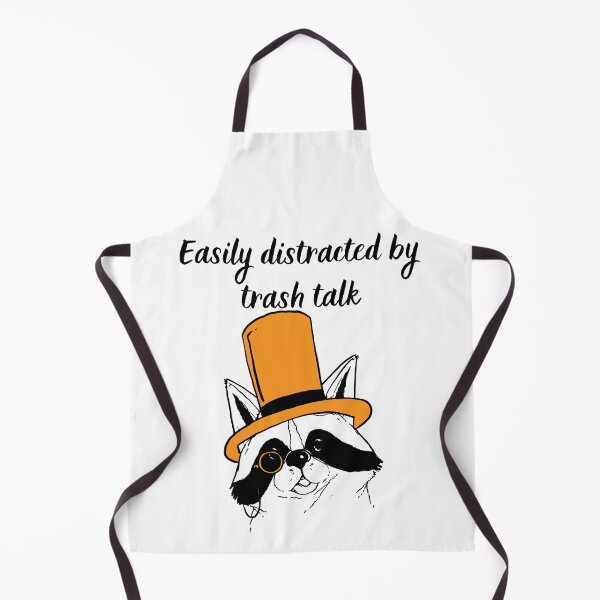 Item preview, Easily Distracted by Trash Talk Racoon - Gentleman Racoon designed and sold by ButtonBonanza.