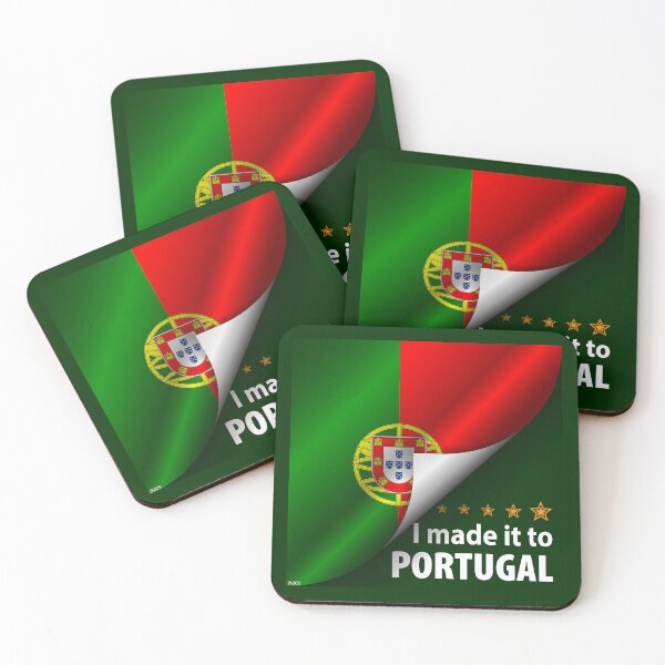 Item preview, I Made It To PORTUGAL Flag Portuguese Flag Sticker T-Shirt 01 designed and sold by LocationInks.