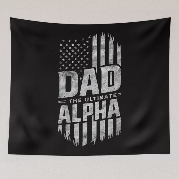 Item preview, Ultimate Alpha Dad - Patriotic T-Shirt for the Heroic Father designed and sold by HOMEDESIGNPRINT.