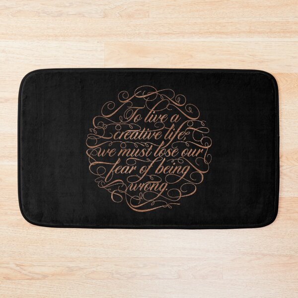 Item preview, To live a creative life we must lose our fear of being wrong. v.7 designed and sold by x1brett.