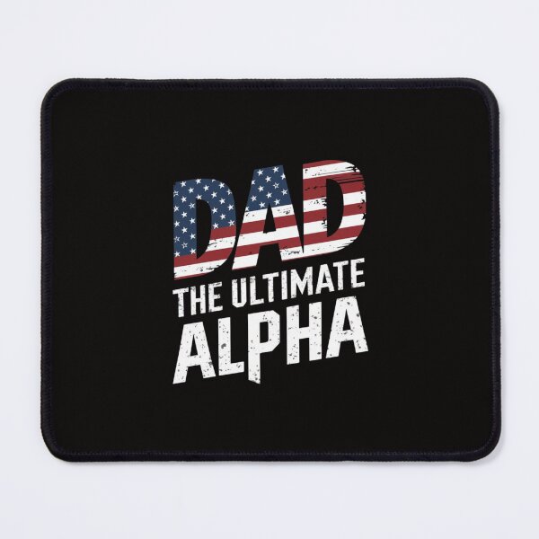 Item preview, Ultimate Alpha Dad T-Shirt - Patriotic American Flag Design designed and sold by HOMEDESIGNPRINT.
