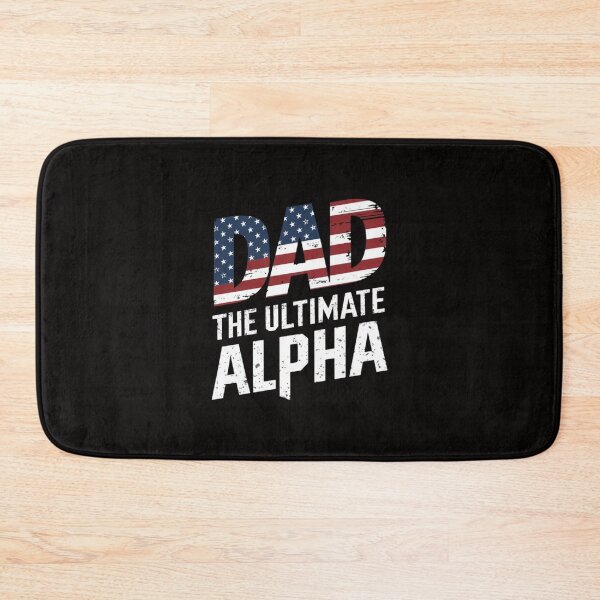 Item preview, Ultimate Alpha Dad T-Shirt - Patriotic American Flag Design designed and sold by HOMEDESIGNPRINT.