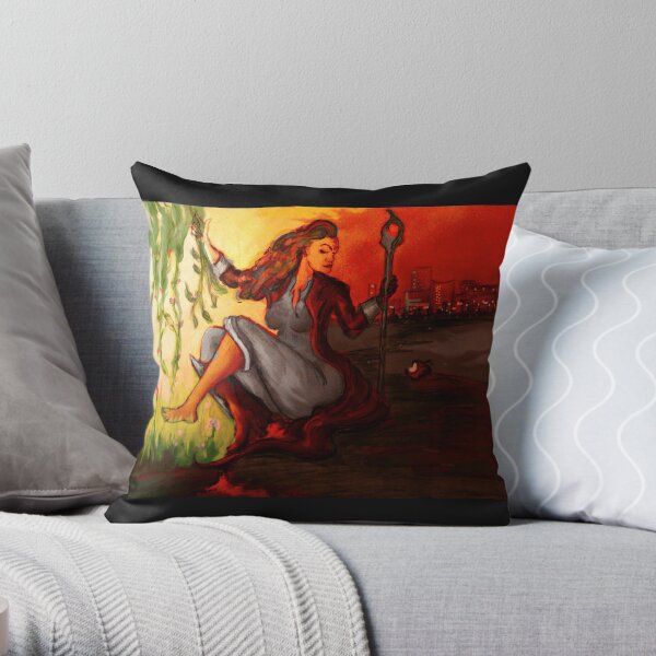 Eve Continued Throw Pillow
