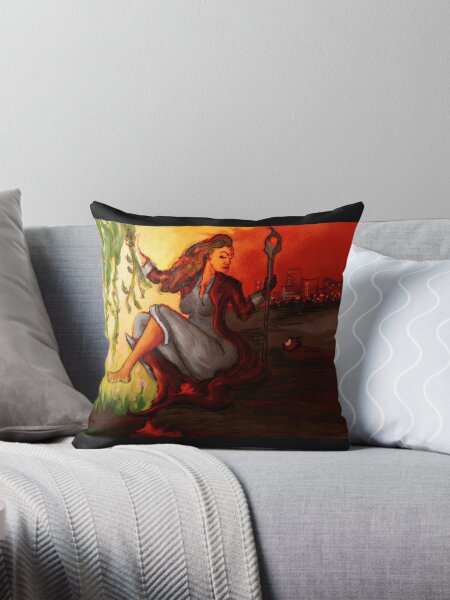 Eve Continued Throw Pillow