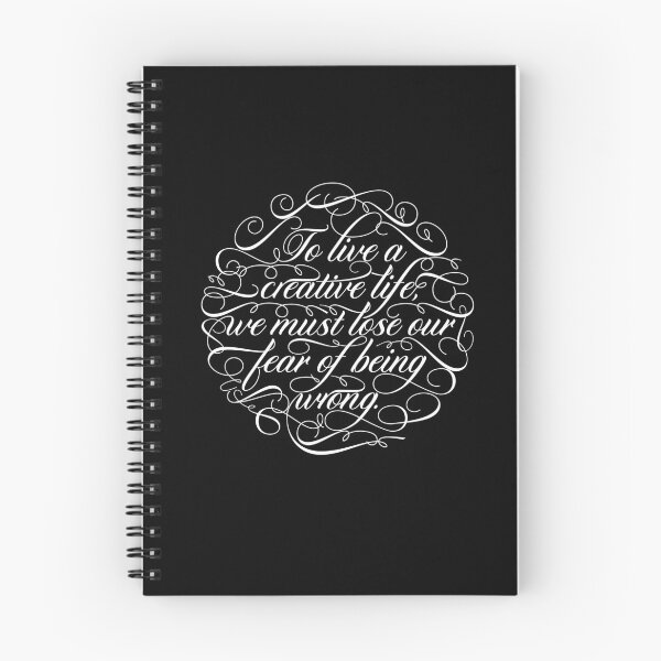 Item preview, To live a creative life we must lose our fear of being wrong. v.10 designed and sold by x1brett.