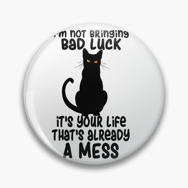 Item preview, bad luck cat designed and sold by clad63.