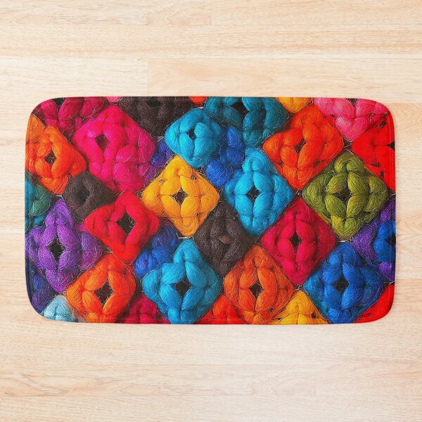 Item preview, Multicolored Woolen Diamond Pattern. designed and sold by Giulivo Store Graphic.