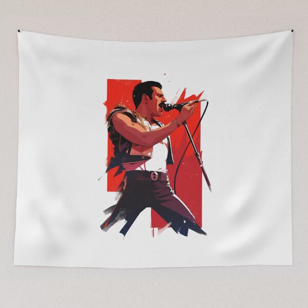 Item preview, Iconic Performer - Red Backdrop - Rock Music designed and sold by Fenay Designs.