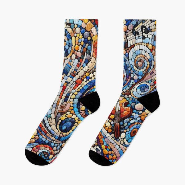 Item preview, Melodic Mosaic - Symphony of Colorful Musical Notes designed and sold by FarBeyound.