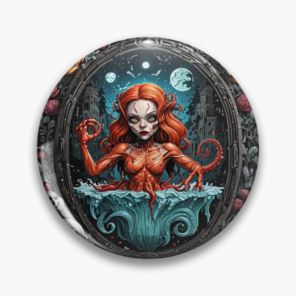 Item preview, Dark Fantasy Devilish Portrait designed and sold by NerdscapeDC.
